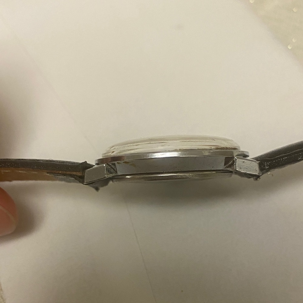 Timex Men's Black Leather Strap Watch - Picture 4 of 5